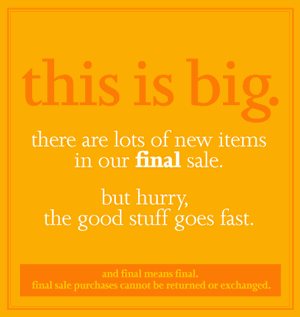 JCrew final sale